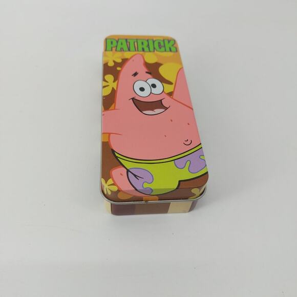 Vintage SpongeBob SquarePants Movie Patrick 2004 Viacom Cartoon Watch &Tin - Picture 2 of 10